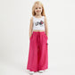 Gulliver Pink Palazzo Pants with Elastic Waist for Girls Mini-Smoothie