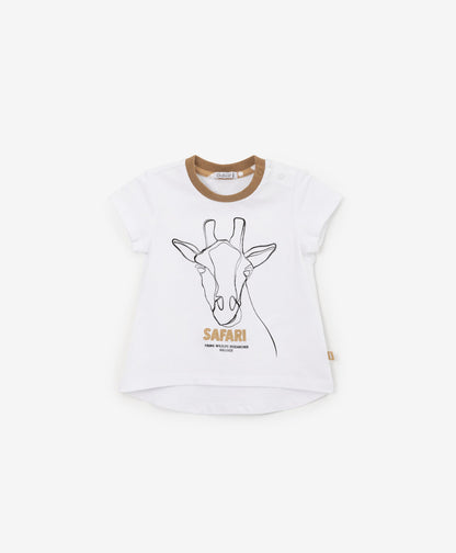 Gulliver White T-shirt for Baby Girls