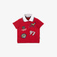 قميص بولو غوليفر باللون الأحمر للأولاد الصغار