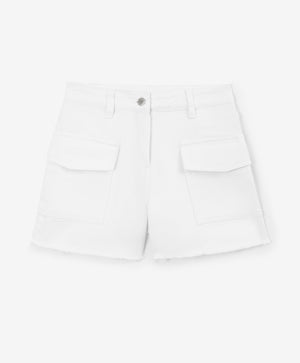 Gulliver White Shorts for Girl