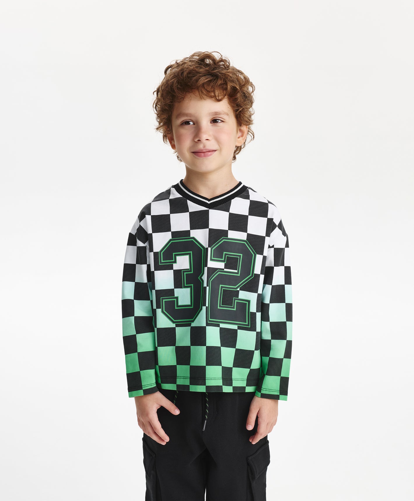 Gulliver Long sleeve t-shirt Black and white for Boys Mini - Drafting