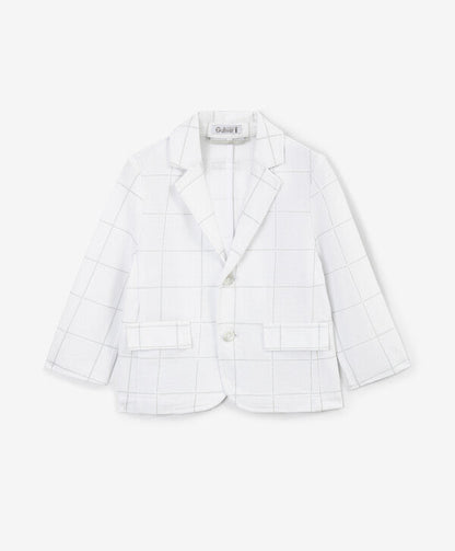 Gulliver White Jacket for Boys - Baby