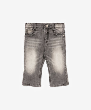 Gulliver Jeans Gray for Girls baby-Snow Leopard