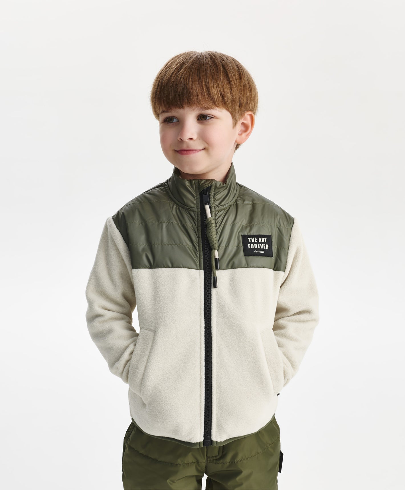Gulliver Fleece sweatshirt Light gray for Boys Mini - Layout