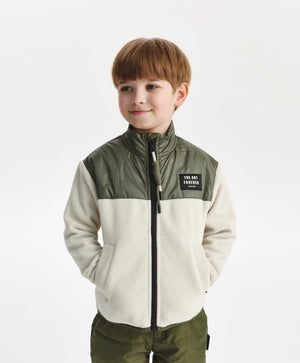 Gulliver Fleece sweatshirt Light gray for Boys Mini - Layout