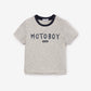 Gulliver Gray Short Sleeve T-shirt for Boy Baby-Highway