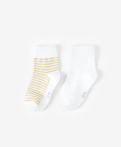 Gulliver White Socks, set of 2 pairs for Girls