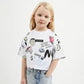 Gulliver White Short Sleeve T-shirts for Girl Mini-Smoothie