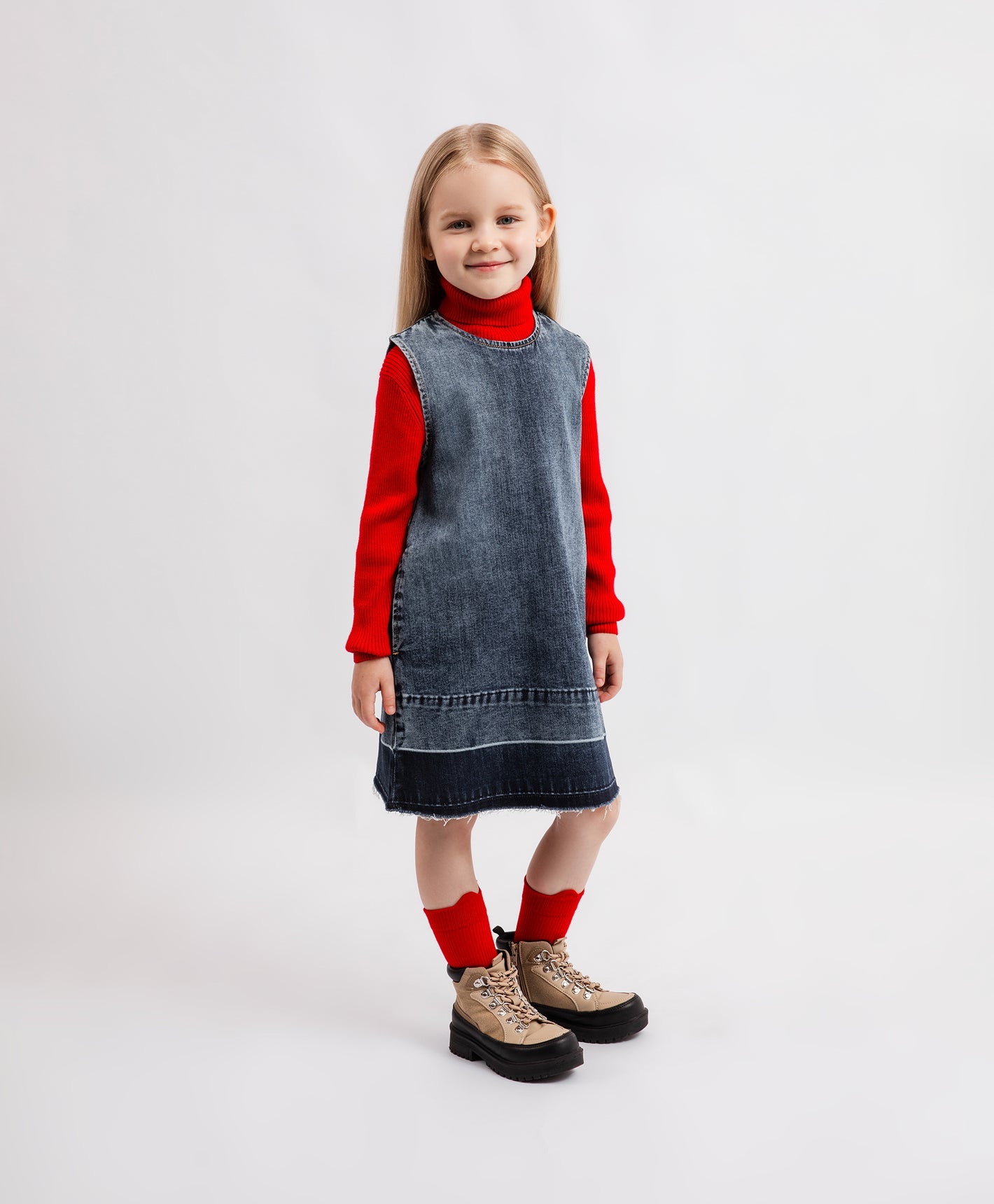 Gulliver Denim dress Blue for Girls Mini - Irbis