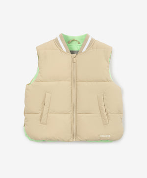 Gulliver Beige Puffer Vest for Boy Baby-Africa