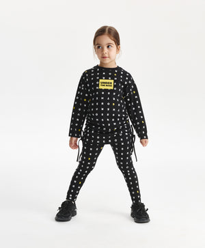 Gulliver Leggings Black for Girls Mini - Baccara