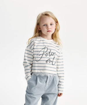 Gulliver Long sleeve t-shirt Milky color for Girls Mini - Polar Owl