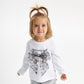 Gulliver Long sleeve t-shirt White for Girls Baby - Snow Leopard