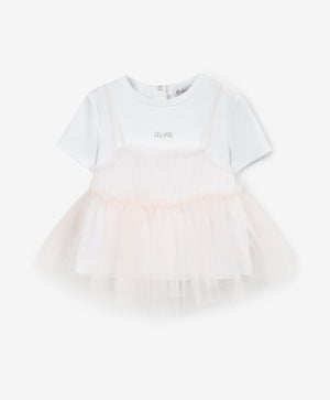 Gulliver White Blouse for Girl Baby-Pointe Shoes