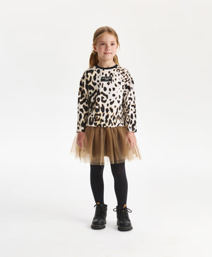 Gulliver Dress Beige for Girls Mini - Irbis