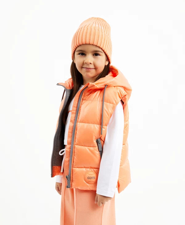 Gulliver  Orange Quilted Insulated Vest for Girl Mini-Court