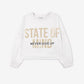 Gulliver White Sweatshirt for Girls