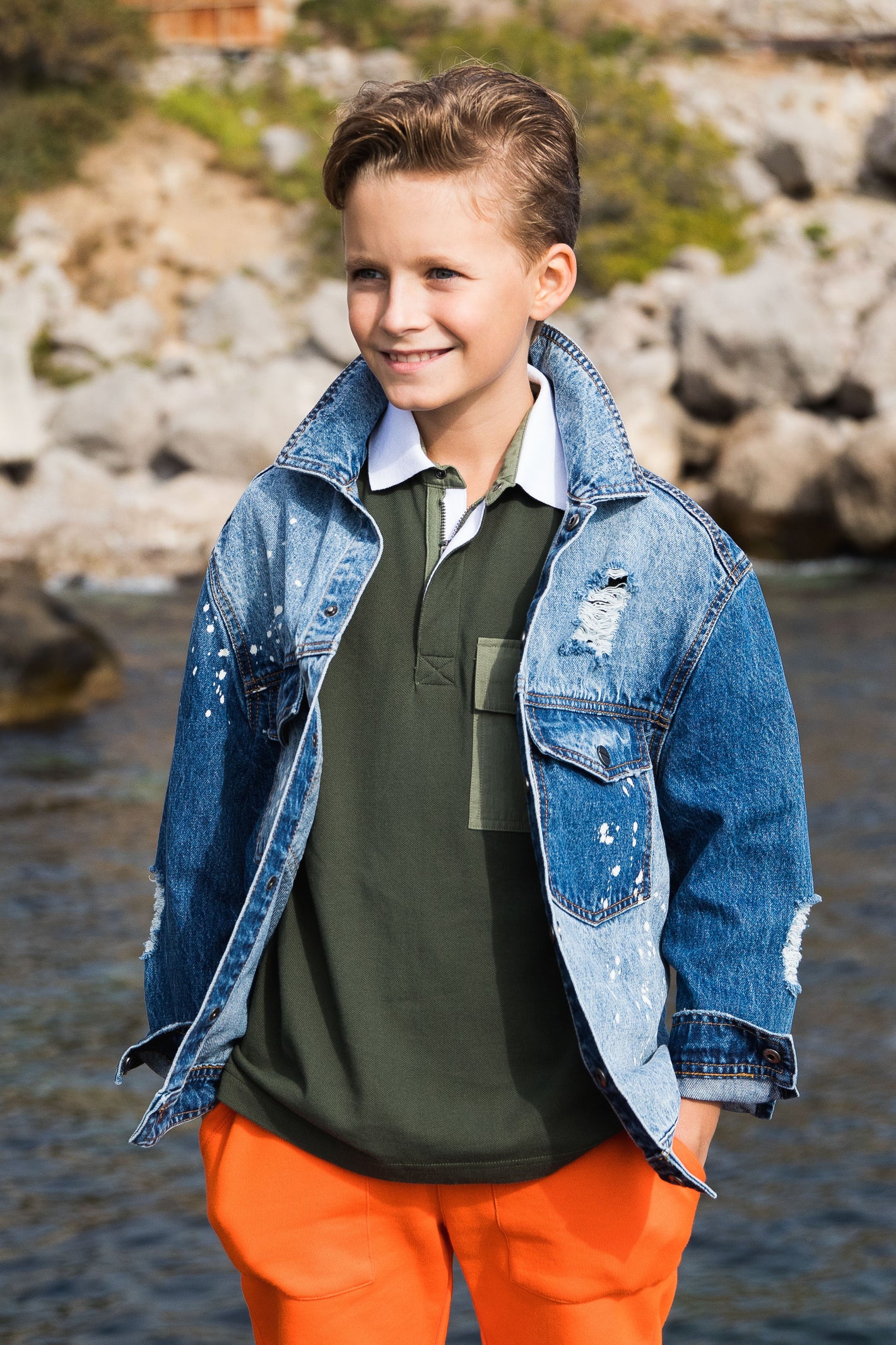 Gulliver Blue Denim jacket for Boys