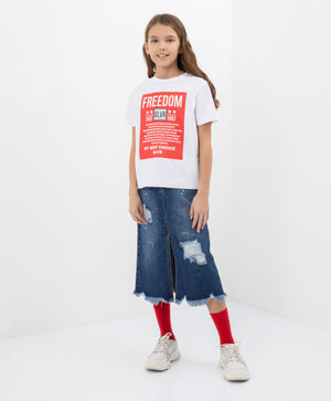 Gulliver Blue Skirt for Girls