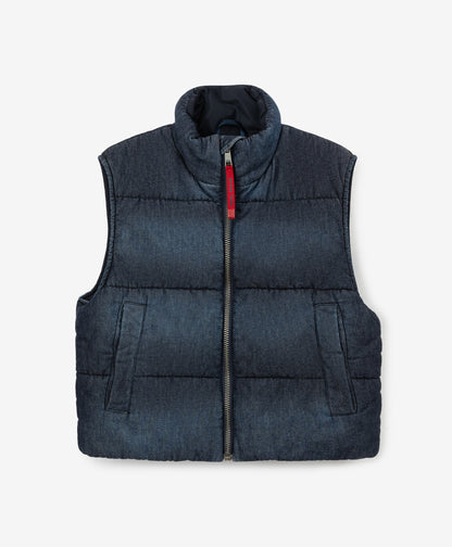 Gulliver Blue Puffer Vest for Boy Junior-Transit