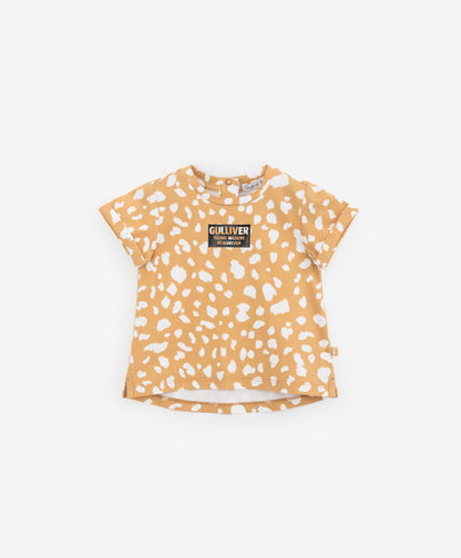 Gulliver Beige Short Sleeve T-Shirt for Girls
