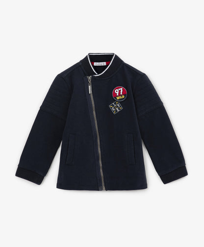 Gulliver Blue Sweatshirt With Zipper for Boys - Toddler