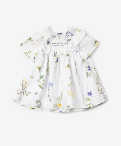Gulliver White Blouse for Girl Baby-Buttercups