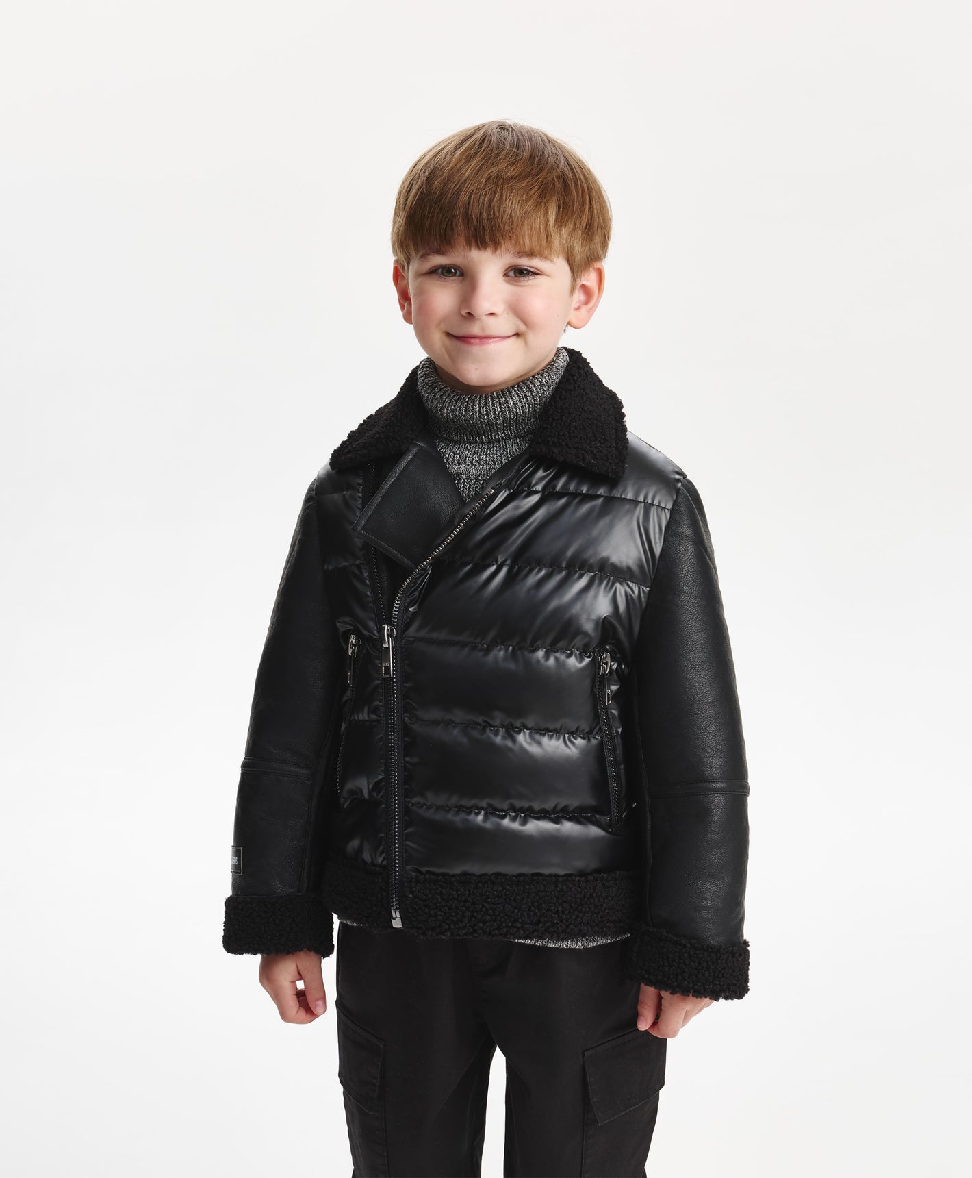 Gulliver Demi-season jacket Black for Boys Mini - Tartan