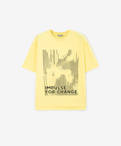 Gulliver Yellow Short sleeve t-shirt for Boy