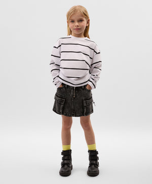 Gulliver Gray Denim skirt for Girl