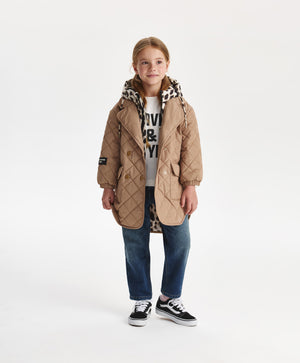 Gulliver Demi-season jacket Beige for Girls Mini - Irbis