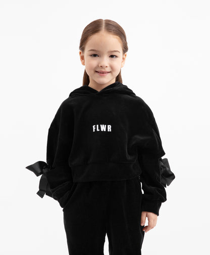 Gulliver Black Hooded sweatshirt for Girl