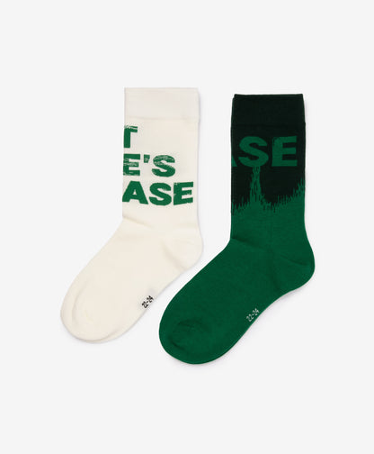 Gulliver Green, white Socks set of 2 pairs for Boy