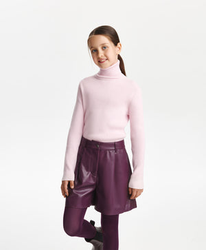 Gulliver Turtleneck sweater Pink for Girls Junior - Monet
