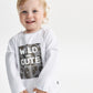 Gulliver Long sleeve t-shirt White for Boys Baby -Snow Leopard