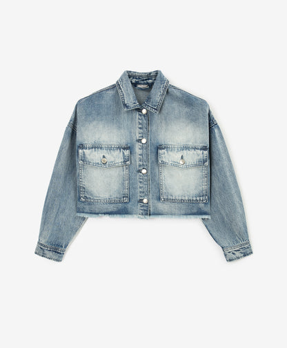 Gulliver Light blue Denim jacket for Girl