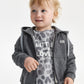 Gulliver Hoodie Gray for Boys Baby - Snow Leopard