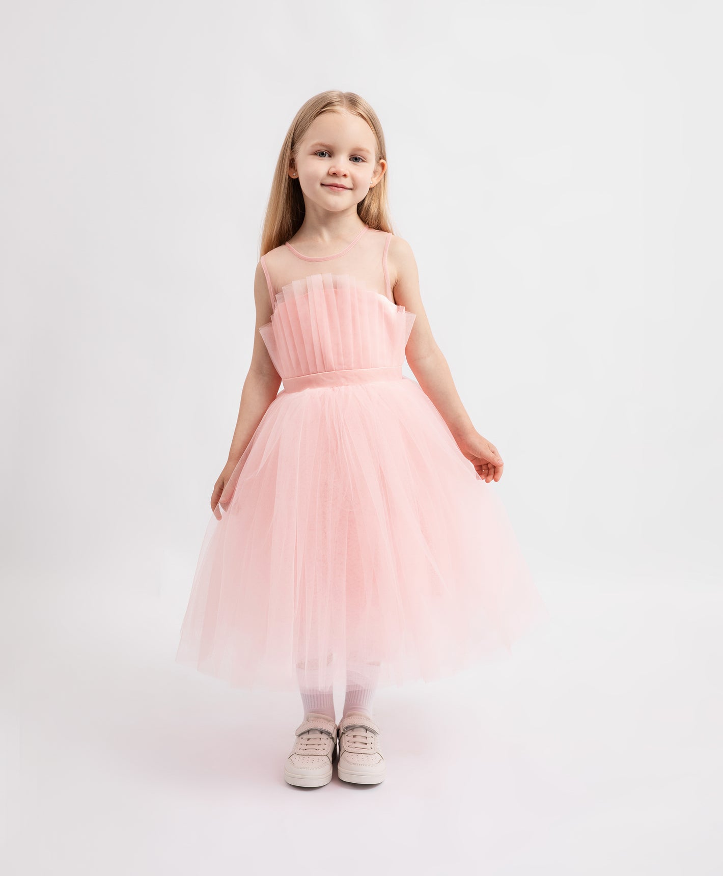 Gulliver Elegant Dress Pink for Girls- Base