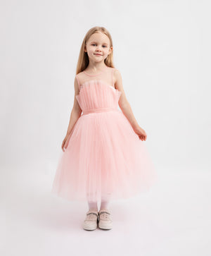 Gulliver Elegant Dress Pink for Girls- Base