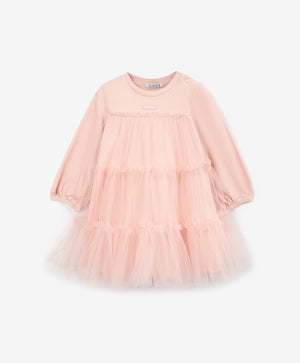 Gulliver Pink  Longsleeve Dress for Girl Baby-Pointe Shoes