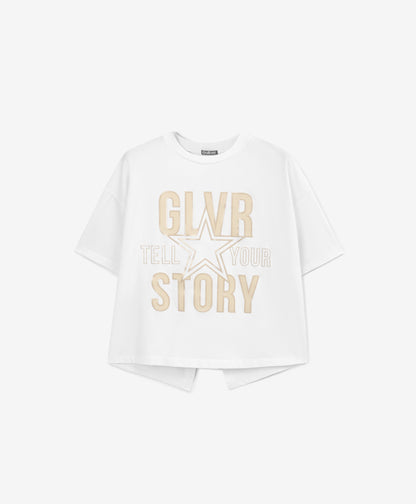 Gulliver White T-shirt for Girls