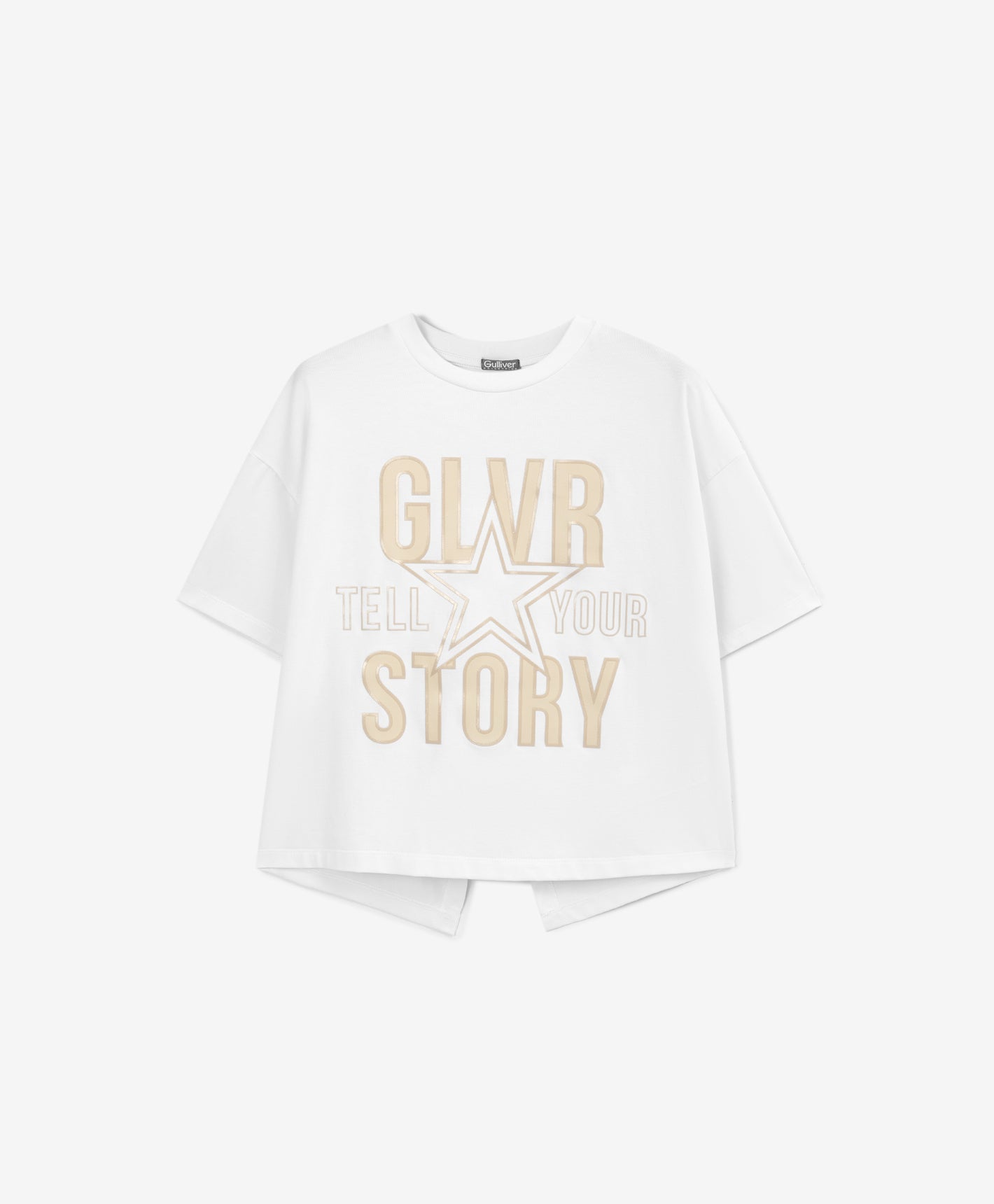 Gulliver White T-shirt for Girls