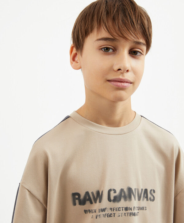 Gulliver Relaxed Fit Short Sleeve T-Shirt for Boy Junior-Decoupage