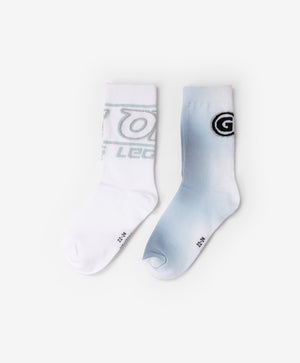 Gulliver Socks, set of 2 pairs Grayish-blue for Girls