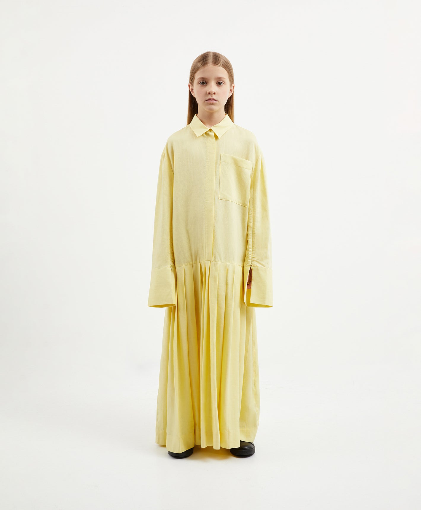 Gulliver Dress yellow for Girl Junior-Arboretum