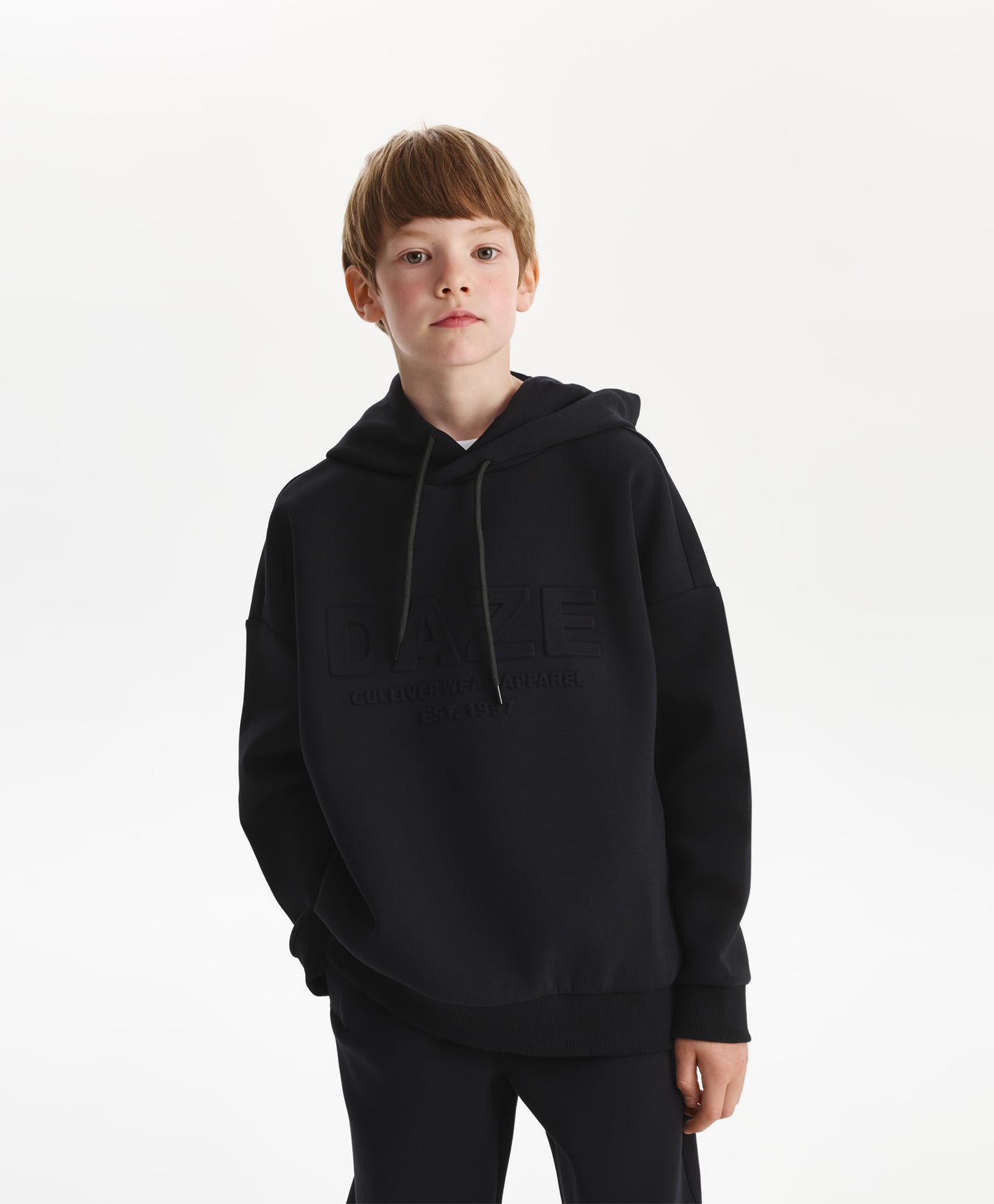 Gulliver Hoodie Black for Boys Junior-Printer