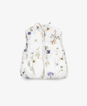 Gulliver Quilted Puffer Vest for Girl Baby-Buttercups