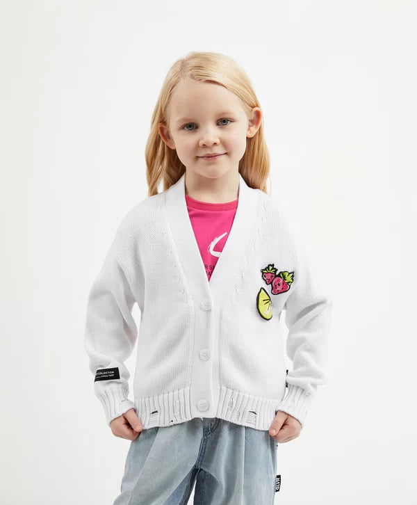 Gulliver White Cardigan for Girl Mini-Smoothie