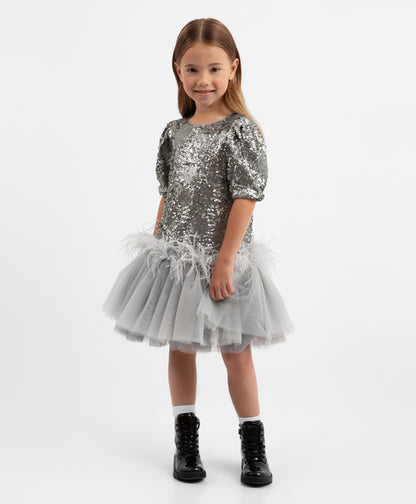 Gulliver Grey Dress for Girl