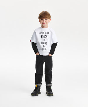Gulliver Jeans Black for Boys Mini - Tartan
